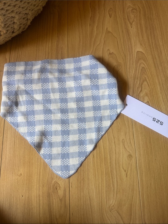 525 America Accessories - 525 America Blue and White Gingham Bandana